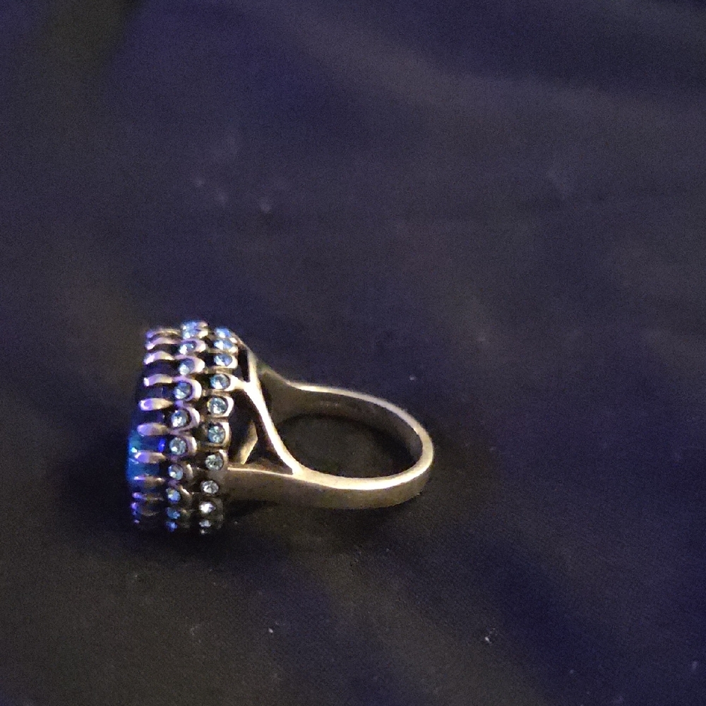 Givenchy Deep Blue Statement Ring - image 2